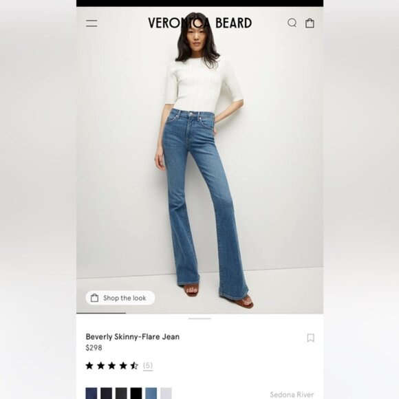 Veronica Beard Beverly Skinny Flare - Picture 8 of 10